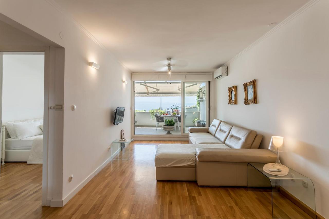 Velebis Superior Apartment - Luxurious One-Room Apartment With Jacuzzi - Prestigious Location By The Sea In The New City Center Of Znjan - Panoramic View Of The Sea And Islands - Free Garage Parking - Buralux Properties Σπλιτ Εξωτερικό φωτογραφία